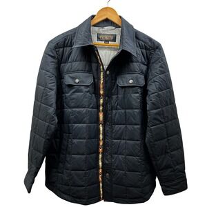 Pendleton Arroyo Quilted Shirt Jacket Mens M Charcoal Insulated NWOT Gorpcore‎